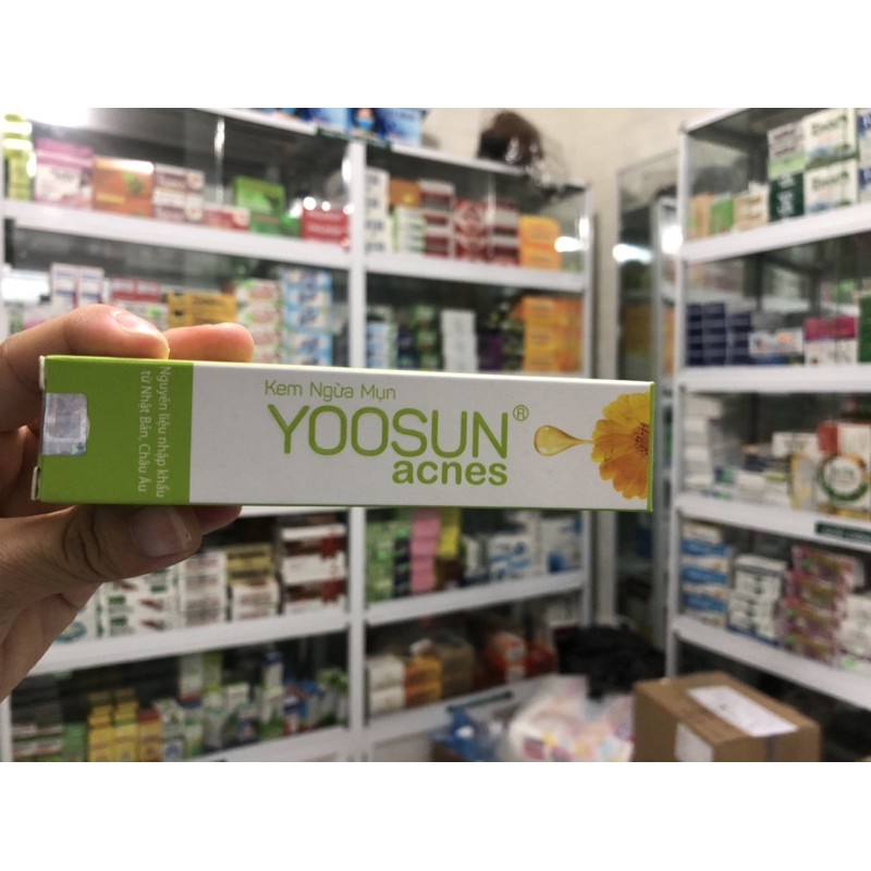 Kem ngừa mụn Yosun Acnes-Giảm mụn, giảm thâm từ thảo dược-Tuýp 15g