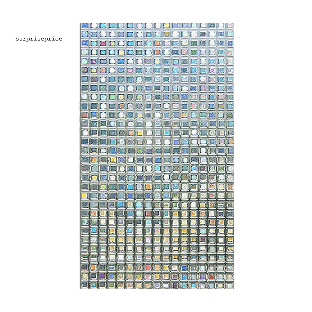 Miếng dán trang trí cửa sổ hình vuông đa sắc độc đáo