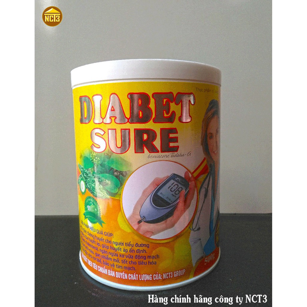 Tiểu đường DIABET SURE (500g) ( Hàng chính hãng công ty NCT3 ) ' .