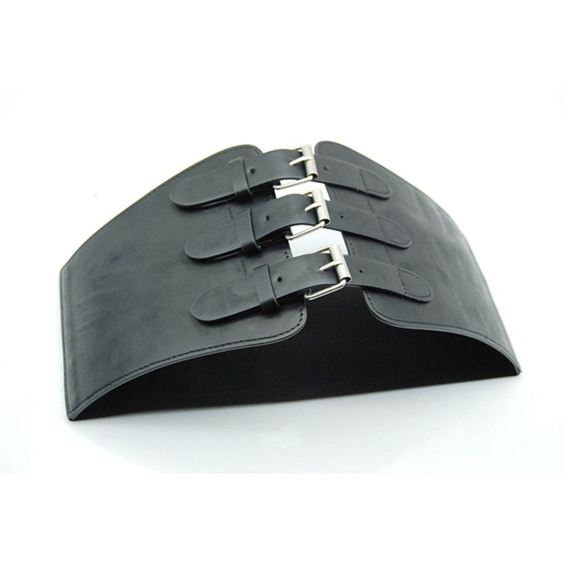 Thắt Lưng Da PU Màu Trơn Khóa Tròn Thời Trang Cho Nam Và Nữ