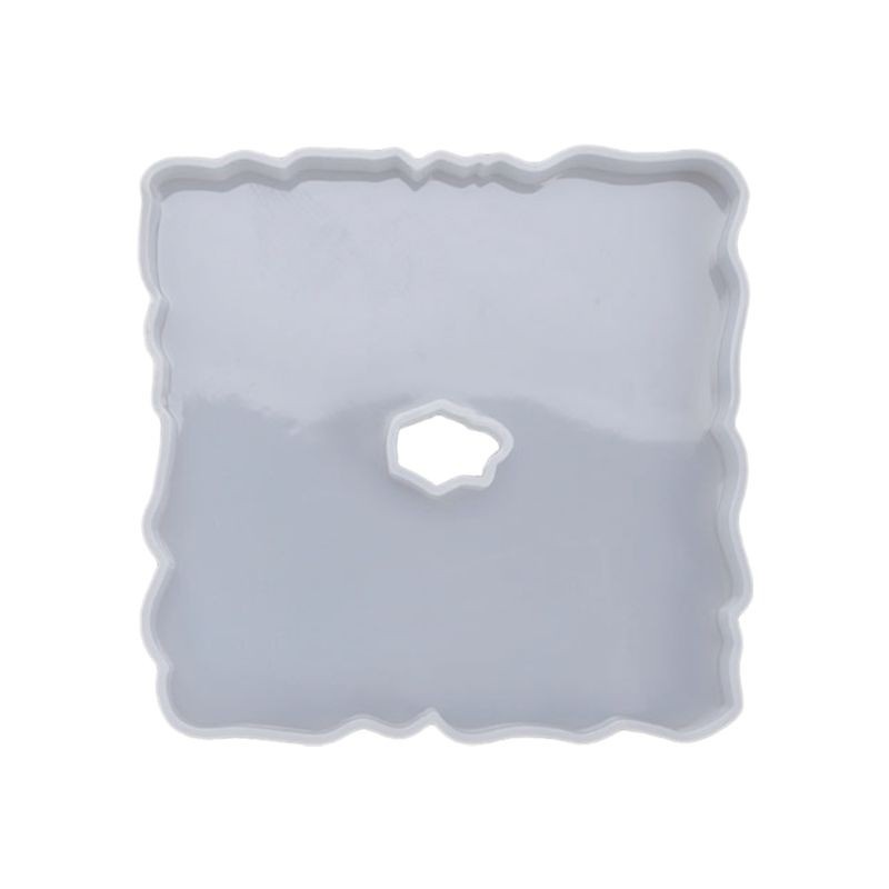 Khuôn silicone làm miếng lót ly bằng resin epoxy thiết kế độc đáo tiện dụng