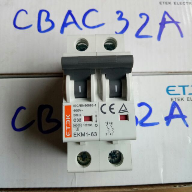 CB AC 32A, 40A và 63A hãng ETEK