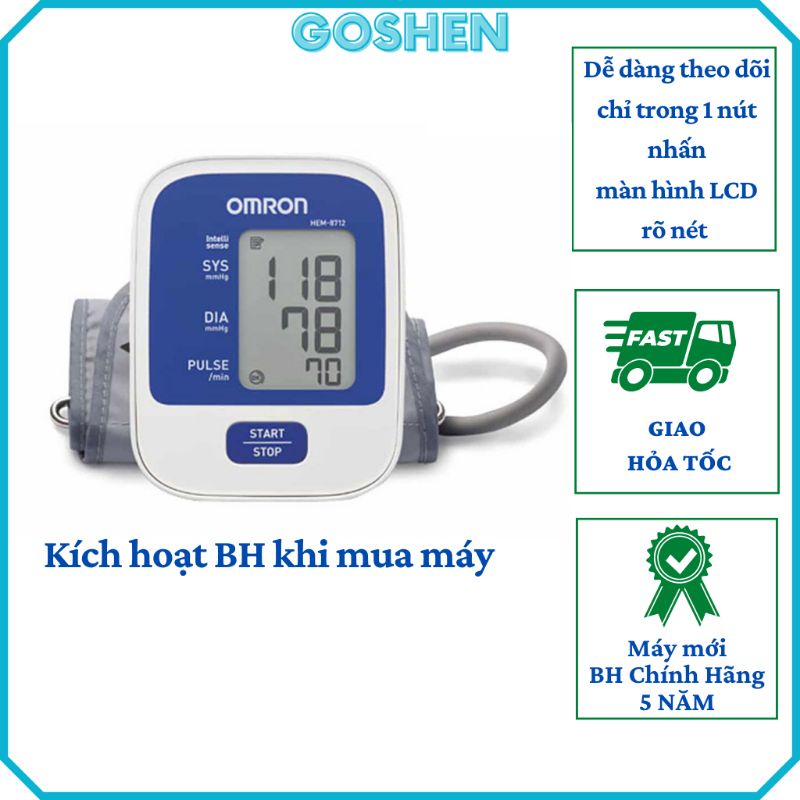 Máy Đo Huyết Áp Omron Hem8712