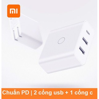 Củ sạc 65w Xiaomi ZMI HA832 chuẩn PD 3 cổng - Cốc ZMI 3 cổng 65w