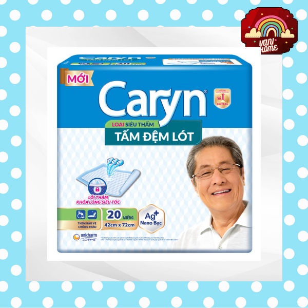 TẤM ĐỆM LÓT NGƯỜI GIÀ SIÊU THẤM HIỆU CARYN 20 MIẾNG