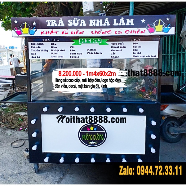 xe bán bánh mì thịt nướng