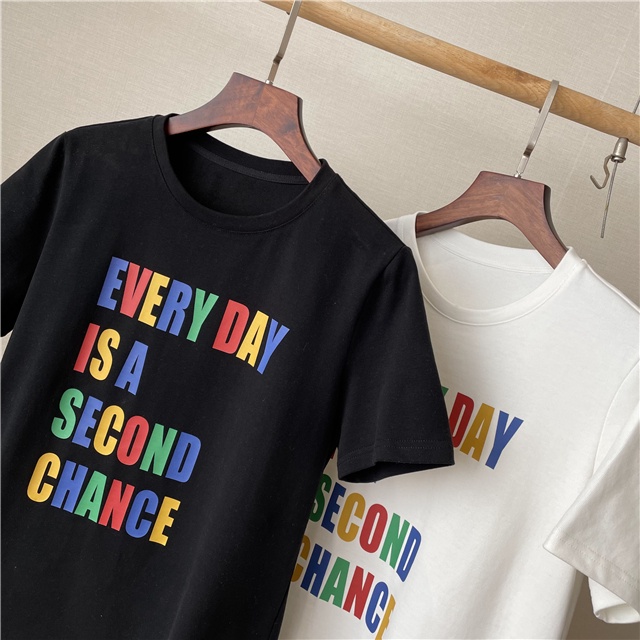 Áo phông nữ ,áo thun nữ Every day from rộng vải cotton tay ngắn cổ tròn