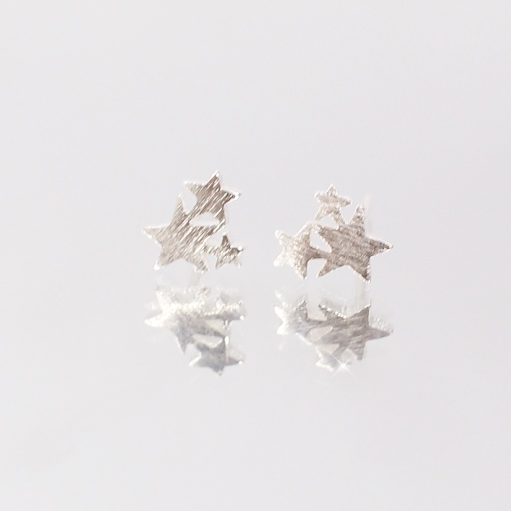 Khuyên tai bac thiết kế hình ngôi sao thời trang cho nữ ANTA Jewelry - ATJ3567A