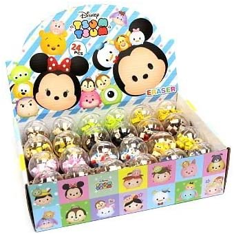 Tủ xoay trứng của Disney Cute Gacha Eraser Tsum In The Egg (Chính hãng từ Nhật Bản)