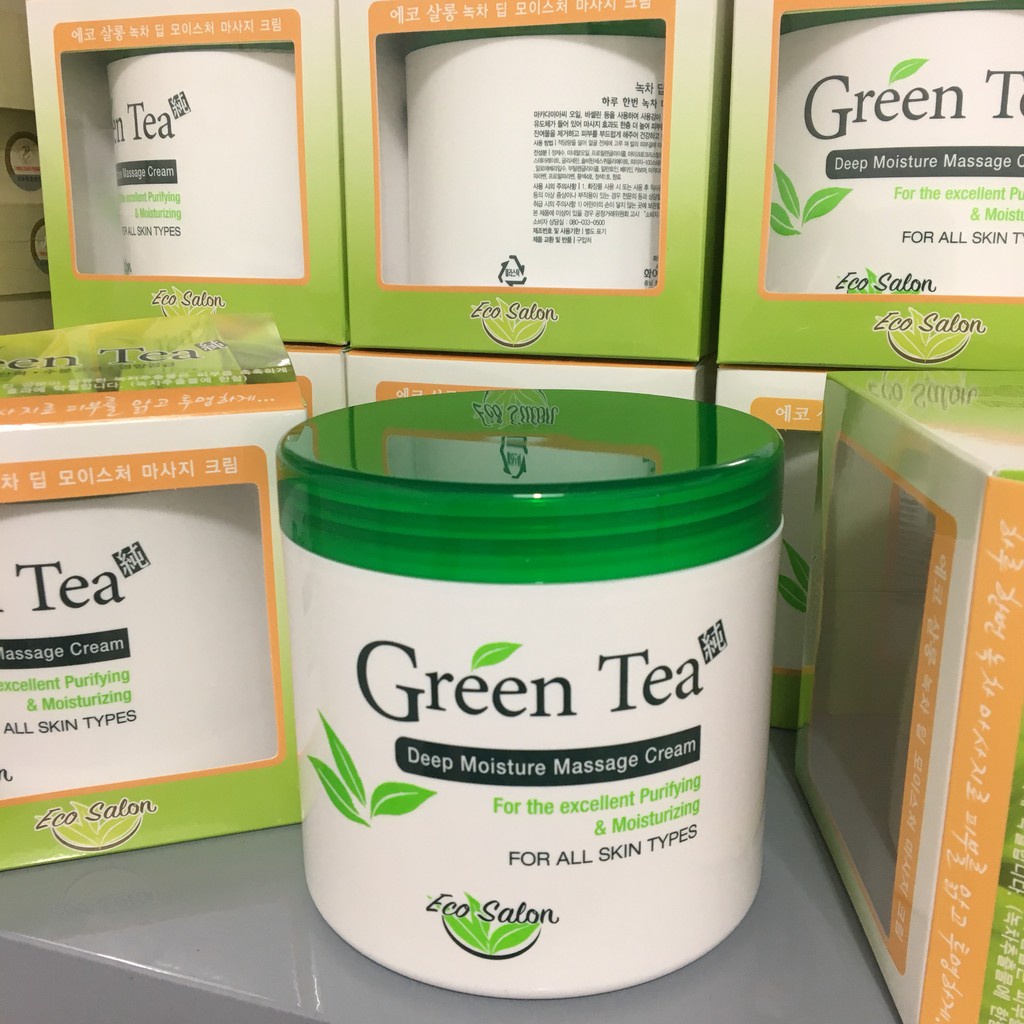 Kem massa trà xanh green tea chuẩn hàn