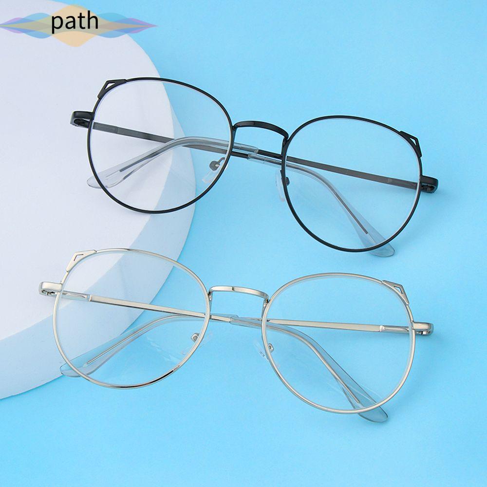 Kính cận gọng kim loại siêu nhẹ linh hoạt hình tai mèo dễ thương siêu bền cho nam và nữ