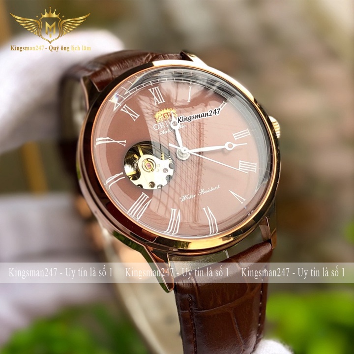 Đồng hồ cơ nam chính hãng OR M662 dây da cao cấp, cơ automatic lộ máy, thời trang sang trọng, lịch lãm | BigBuy360 - bigbuy360.vn