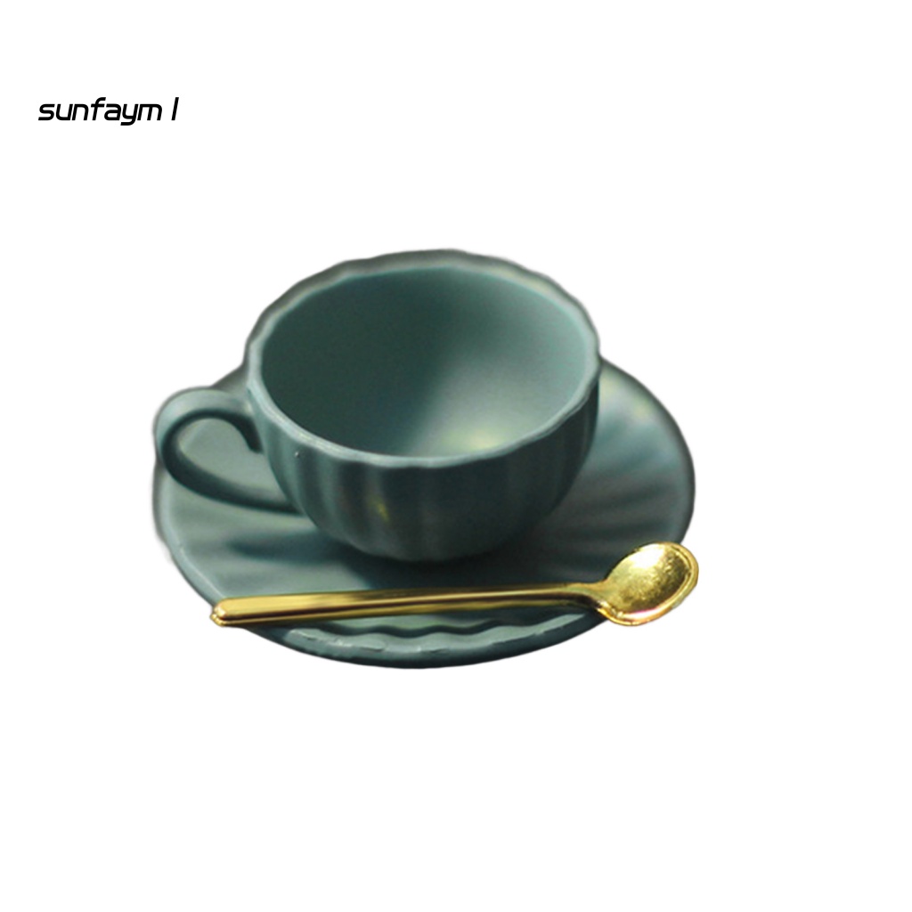 Sunfa 1 Bộ Ấm Uống Trà Đồ Chơi Búp Bê Thu Nhỏ