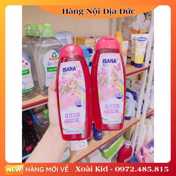 Sữa tắm gội ISANA KIDS bé gái mềm tóc,dưỡng da cho bé