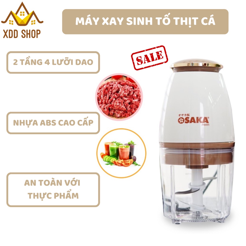 Máy Xay Sinh Tố Xay Thịt Cá Xay Đá Chính Hãng Osaka Dung Tích 700ml