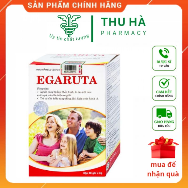 [Chính Hãng) Egaruta cốm hỗ trợ điều trị bệnh tăng động , hiếu động