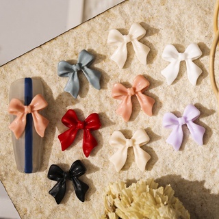 Set 4 Charm nail hình Nơ Bướm nhiều màu trang trí móng