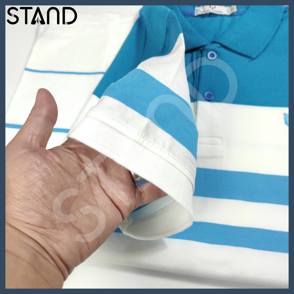 Áo Polo Nam 💕𝘍𝘳𝘦𝘦𝘴𝘩𝘪𝘱💕 Áo Cổ Bẻ Tay Ngắn Marc Sọc Ngang Thun Cotton Mềm Mịn  3 Màu 3 Size - Mã PS0015 - STAND | BigBuy360 - bigbuy360.vn