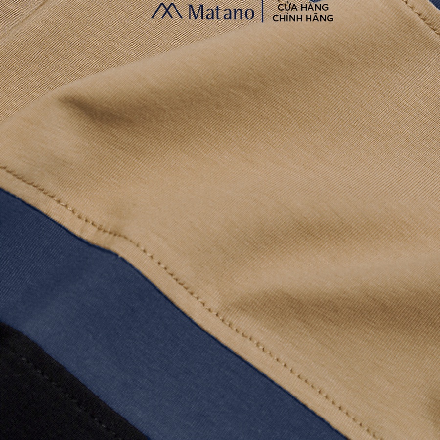 Áo thun nam cổ tròn phối ngang MATANO 063 - Áo phông nam ngắn tay đơn giản dễ mặc vải cotton 4 chiều đẹp giá rẻ | BigBuy360 - bigbuy360.vn