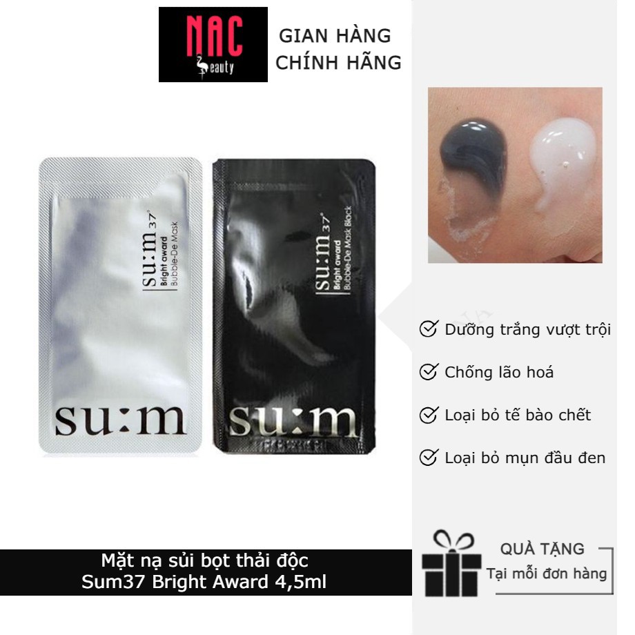 Mặt Nạ Thải Độc Sum Hàn Quốc-Mask Sủi Bọt Hút Chì