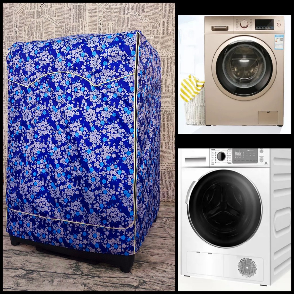 Áo trùm máy giặt cửa trước (lồng ngang) size từ 7kg đến 11kg, vải bạt cao cấp chống nước bền đẹp