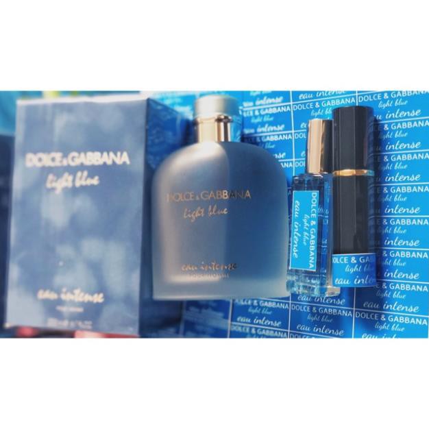 ✧ Mẫu thử nước hoa dolce&gabbana light blue eau intense 10 ml dạng xịt.𝒦𝒟.𝒮𝓉ℴ𝓇ℯ️ | Thế Giới Skin Care