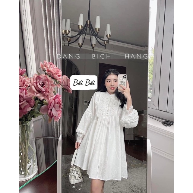 VÁY ĐŨI BABYDOLL TAY REN