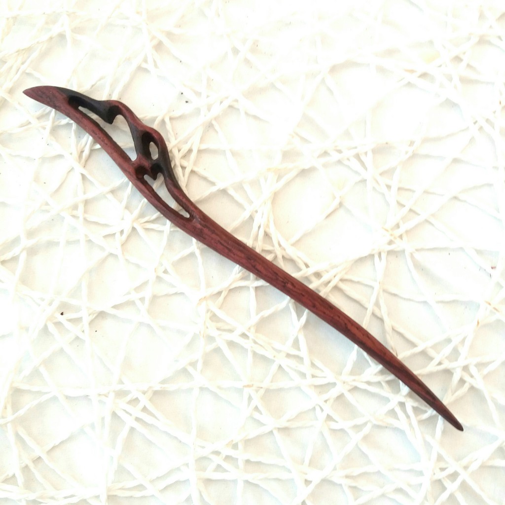 Trâm cài tóc gỗ Two Heart