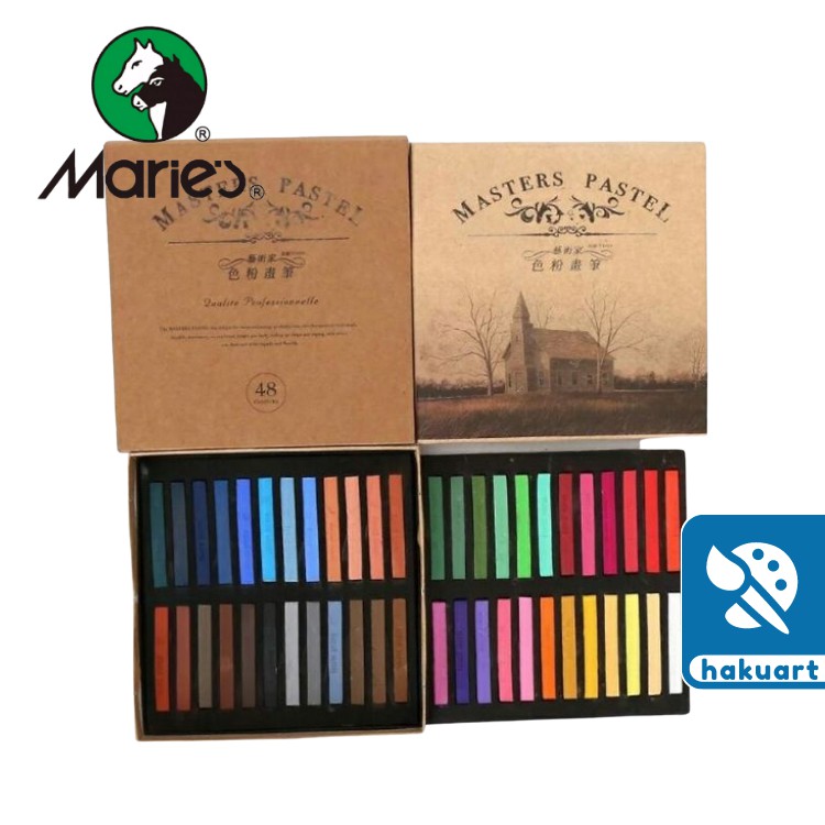Bộ màu phấn tiên MARIE Master Pastel 12/24/36/48 Màu - Họa Cụ Hakuart
