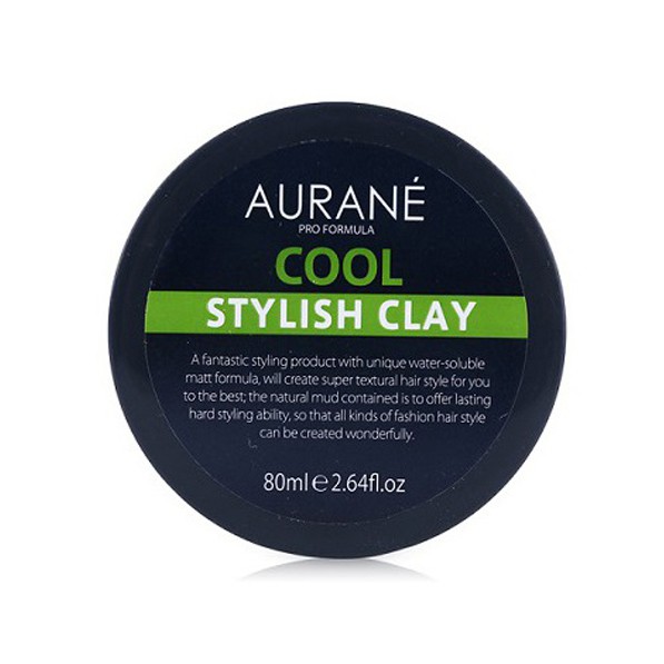 Sáp vuốt tóc tạo kiểu mờ Aurane Cool Stylish Clay 80ml chuẩn hàng công ty xuất xứ từ pháp