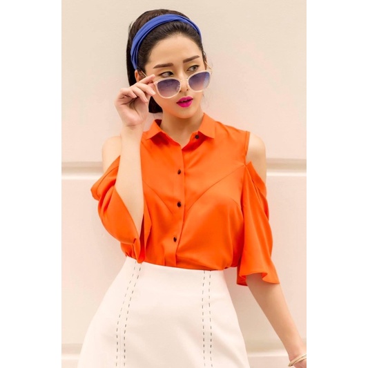 Chân váy Elise trắng eo 62