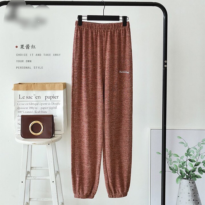 Quần dài bo gấu thu đông, quần D’Studio chất MỀM MỊN co giãn 4 chiều, hàng Quảng Châu cao cấp