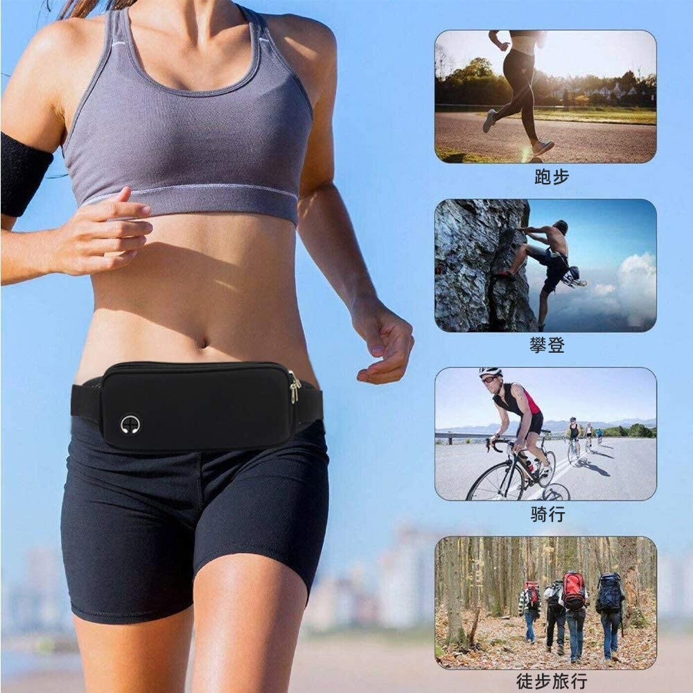 Trainbo Túi Đeo Hông Thể Thao Chống Thấm Nước Có Lỗ Tai Nghe Và Túi Đeo Hông Tiện Dụng Túi Thể Thao