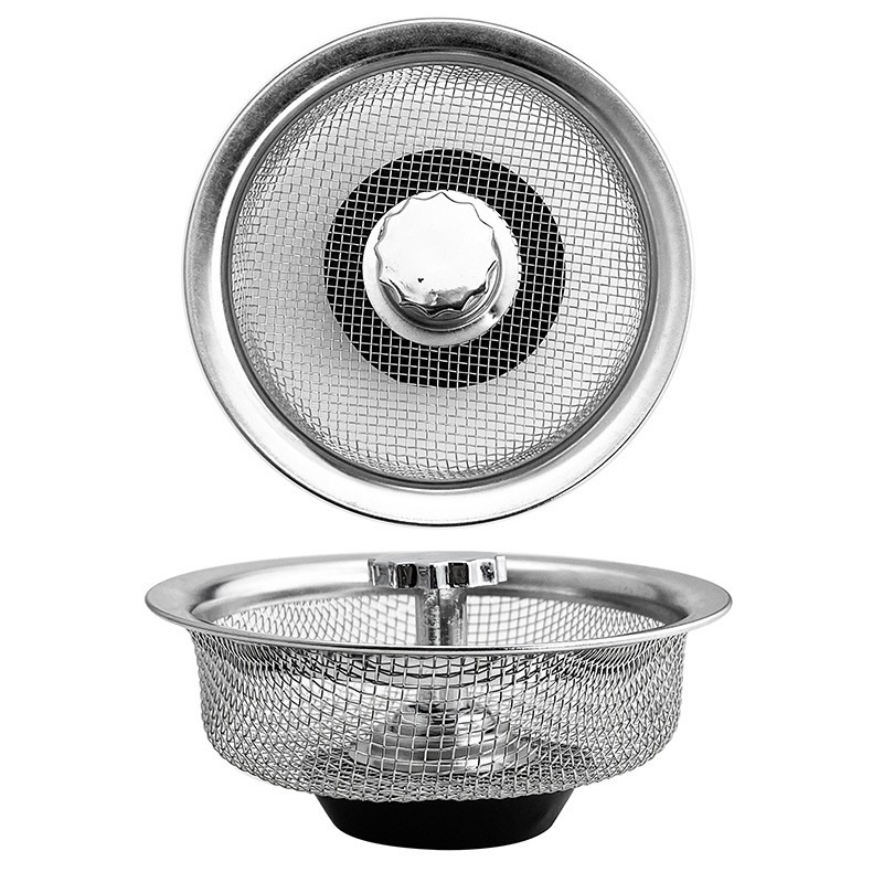 Lưới Inox Lọc Rác, Lưới Lọc Rác Bồn Rửa Chống Tắc Nghẽn Không Gỉ