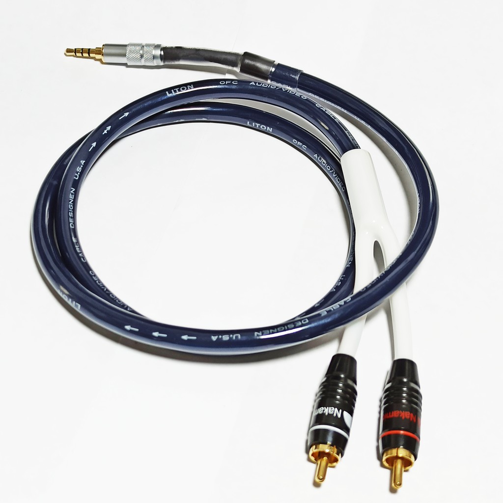 Dây Livestream thu âm từ điện thoại, laptop ra amply, mixer dây liton chống nhiễu