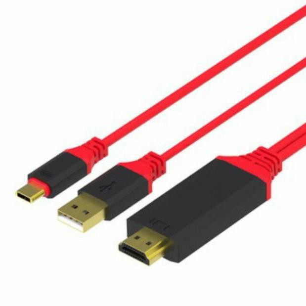 Cáp HDMI 4K Type-C chuyển tín hiệu từ Samsung S8 lên tivi    [ltn56Boutique]