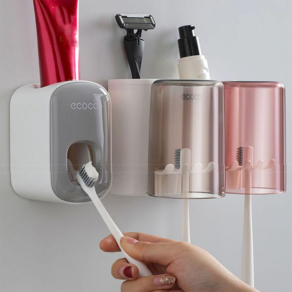 Giá Đỡ Bàn Chải Đánh Răng Gắn Tường Tự Dính Bằng Nhựa Tiện Dụng