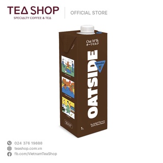 Sữa yến mạch: OATSIDE Oat Milk Chocolate - Hộp 1L