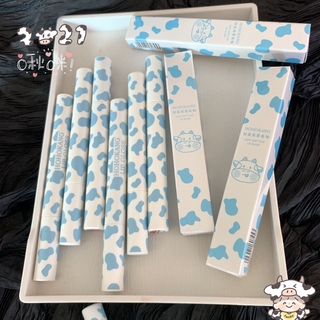 Son môi HOHOKANG chống dính chất son nhẹ nhàng mềm mại lâu trôi thỏi họa tiết bò sữa đáng yêu