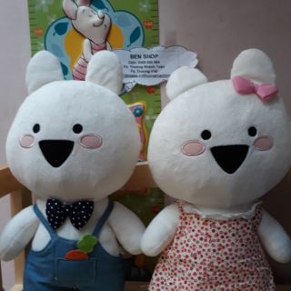 Cặp Thỏ Tình Nhân đáng iu(Hình thật), new 99%💞💞💞
