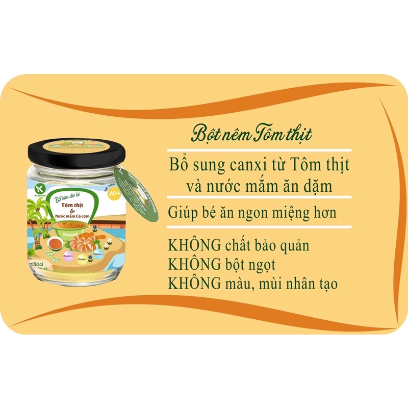 Bột Nêm KONOFOOD 6m+ ( Hũ Thuỷ Tinh)