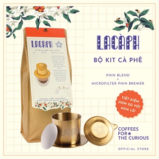 Bộ Kit Cà Phê Lacàph Phin Blend & Lacàph Microfilter Phin Brewer 1Kg