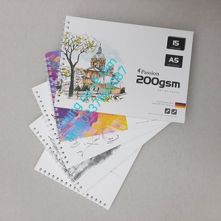 [Giá Tốt] Sổ vẽ Passion định lượng 120gsm, 160gsm, 200gsm, Mix Media, Bristol giấy nhập khẩu từ Đức