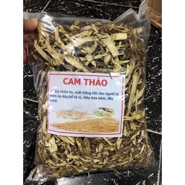 Cam thảo khô thái lát hỗ trợ ho khan, 1 kg