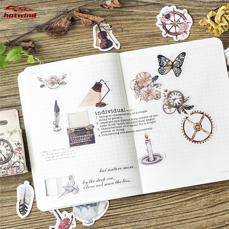 Set 46 Hình Dán Trang Trí Phong Cách Cổ Điển Xinh Xắn