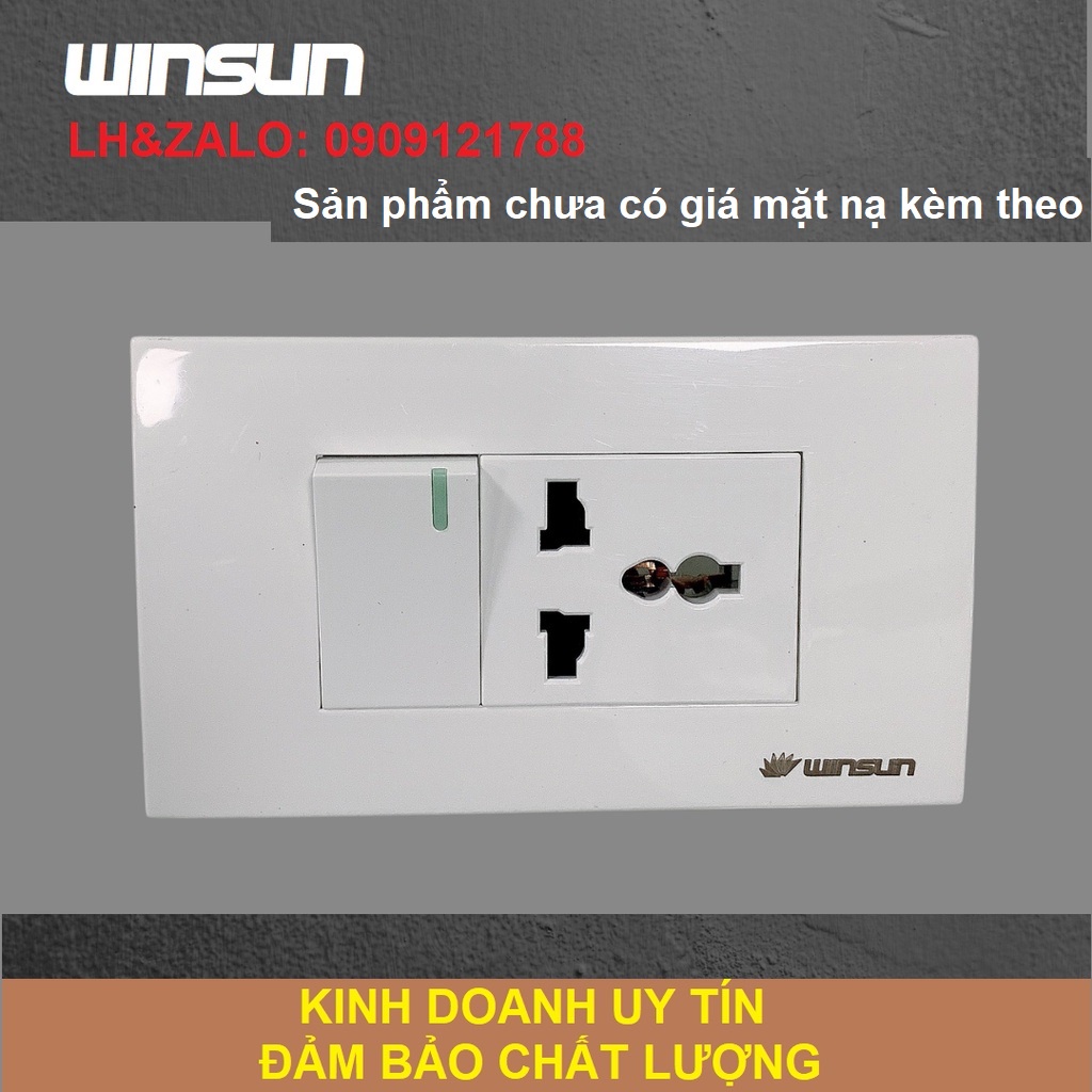Ổ cắm điện, công tắc đa năng an toàn  Winsun