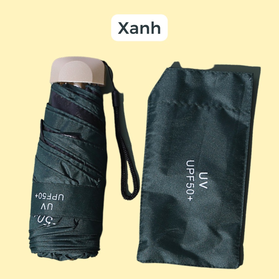 Ô DÙ GẤP GỌN PHỦ LỚP CHỐNG NẮNG TIA UV, DÙ CHE NẮNG, CHE MƯA CHỐNG THẤM CAO CẤP