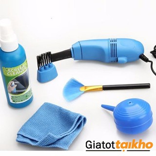 Combo máy hút bụi và bộ vệ sinh máy tính laptop