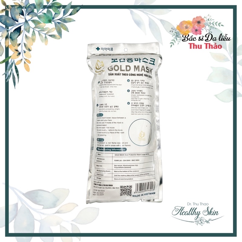 KHẨU TRANG Y TẾ 4 LỚP GOLD MASK KF94