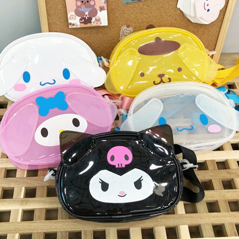 Túi Đeo Vai / Đeo Chéo In Họa Tiết Hoạt Hình Dễ Thương Thời Trang Cho Nữ
